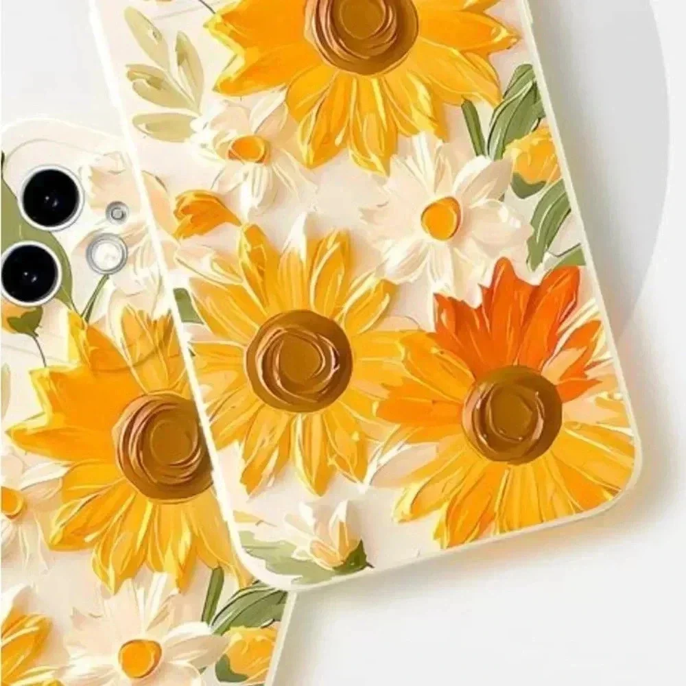 iPhone 13 Pro Max Sunflower Pattern Case NWT